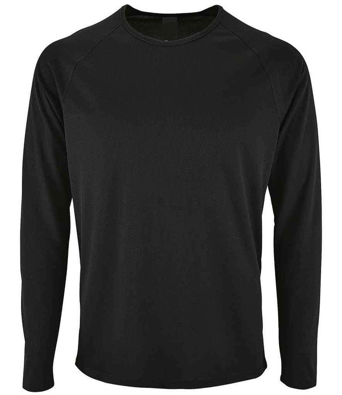 Sporty Long Sleeve Performance T-Shirt