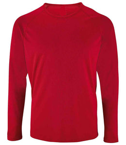 Sporty Long Sleeve Performance T-Shirt